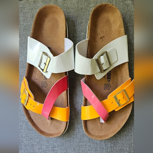 Birkenstock Sandals Size 46 With Toe Loop - Picture 1 of 5
